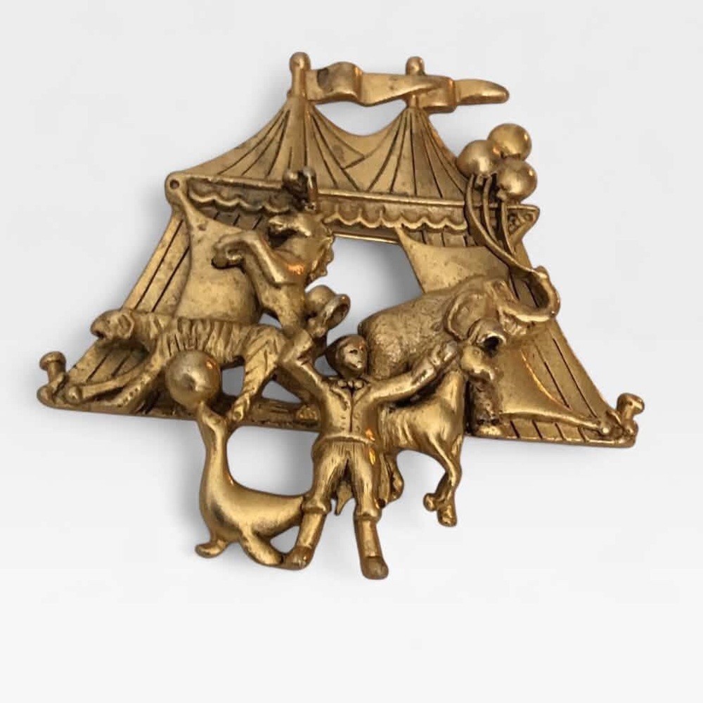 AJC Circus Tent Brooch